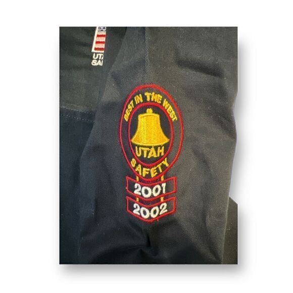 Port And Company Train Safety Button Up Top Size Extra Large - Picture 4 of 5